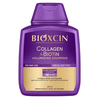 شامپو ضد ریزش کلاژن بیوکسین بنفش حجم 300 میلی لیتر