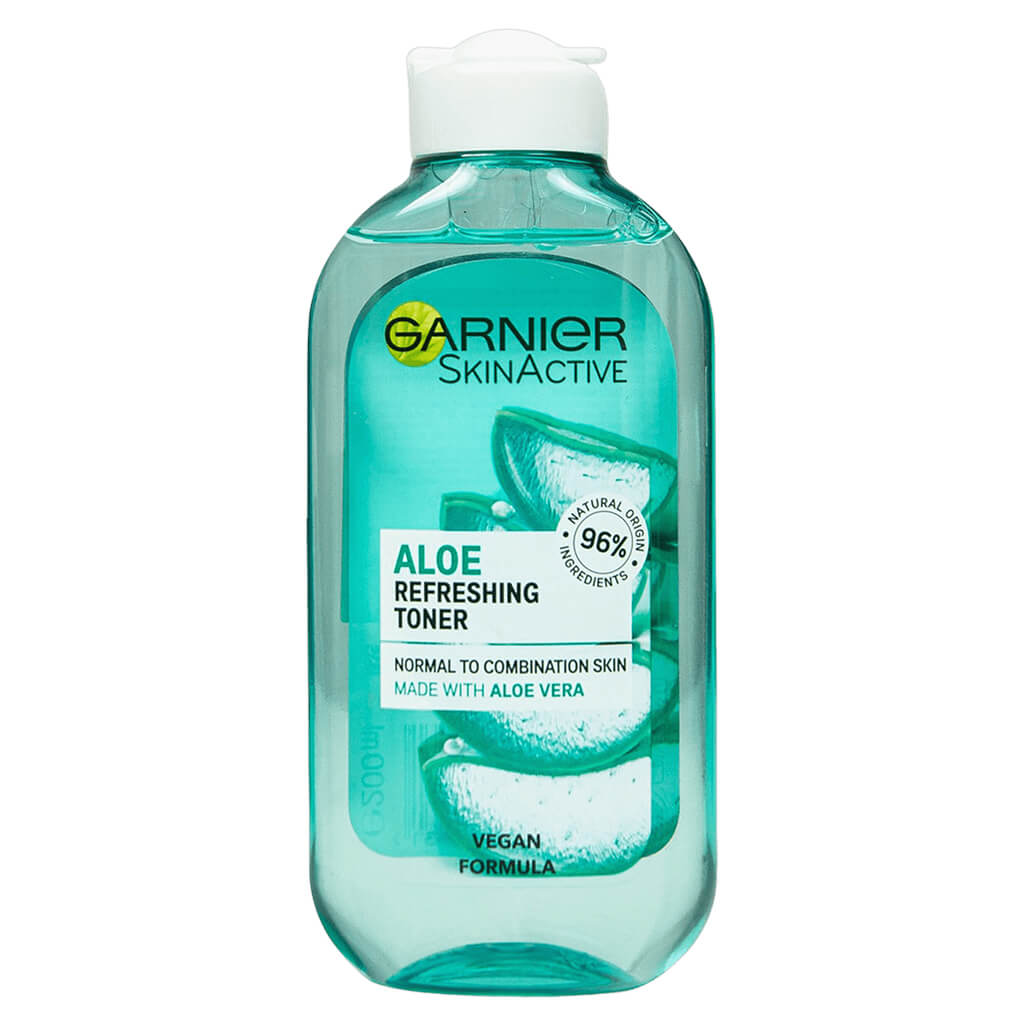 تونر آلوئه ورا رفرشینگ گارنیر مناسب پوست مختلط و معمولی حجم 200 میلی لیتر