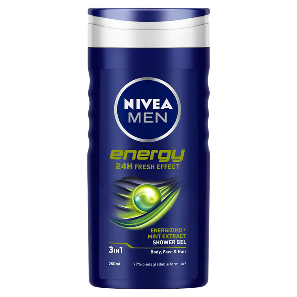 شامپو بدن مردانه نیوا مدل Energy حجم 250 میلی لیتر