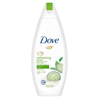 شامپو بدن داو رایحه خیار و چای سبز مدل Refreshing حجم 500 میلی لیتر