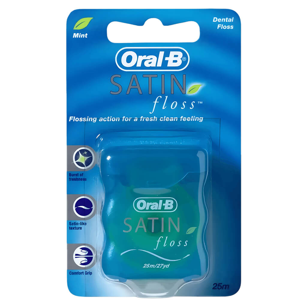 نخ دندان اورال بی مدل Satin Floss طول 25 متر