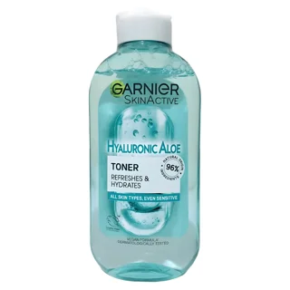 تونر هیالورونیک آلوئه ورا گارنیر مناسب انواع پوست حجم 200 میلی لیتر