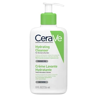 شوینده پوست خشک و معمولی سراوی مدل Hydrating Cleanser حجم 236 میلی لیتر